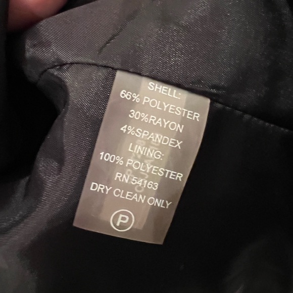 Calvin Klein Black Tailored Blazer - Picture 3 of 4